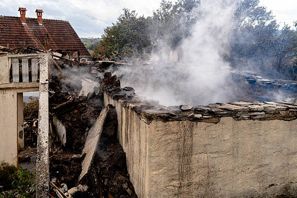 Professional Fire Damage Removal technician working in Jackson, NJ